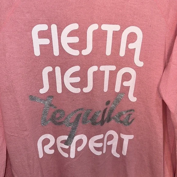 PJ Salvage Fiesta Siesta Tequila Repeat graphic pullover - Picture 3 of 5